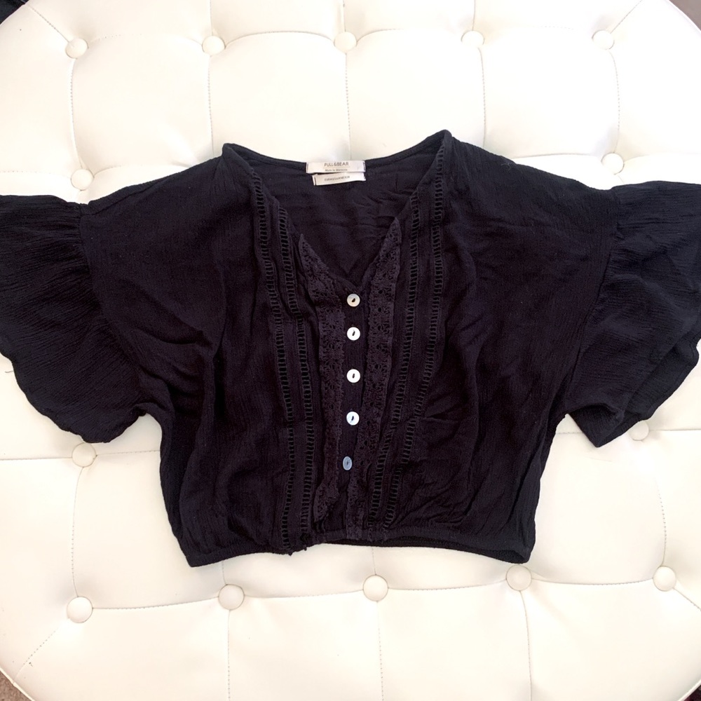 Pull & Bear black crop top
